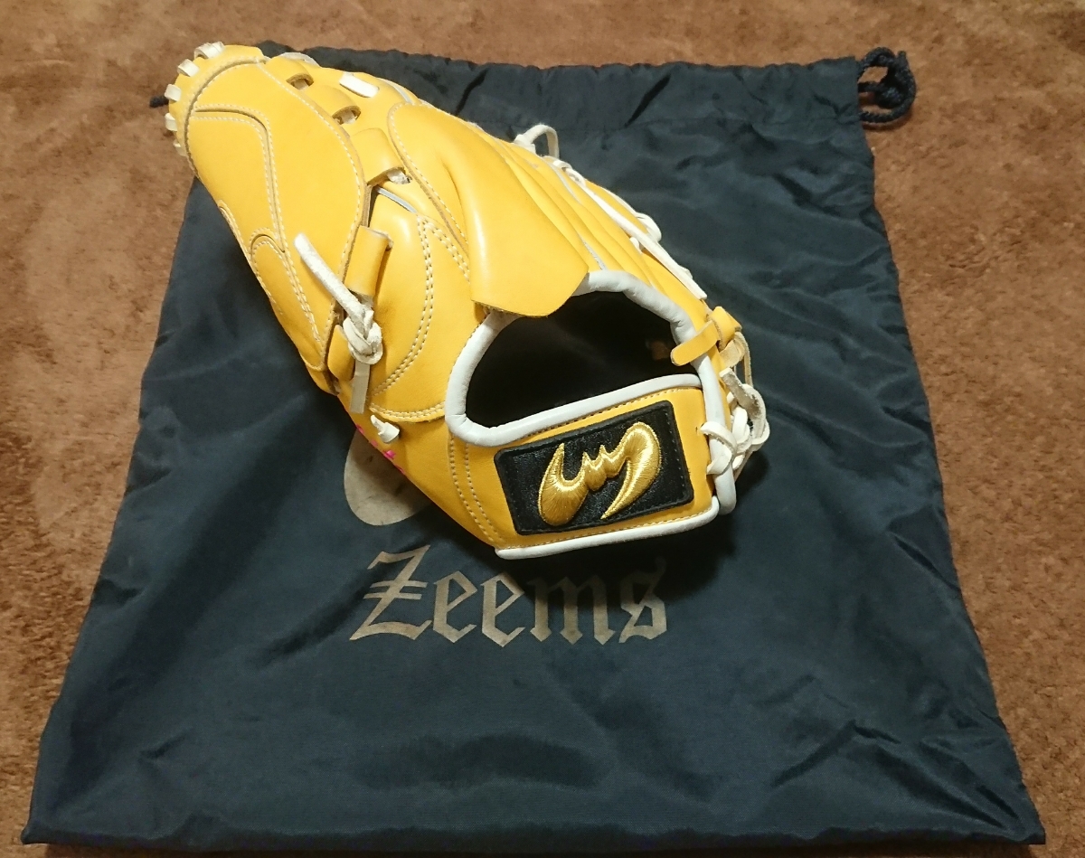 多数出品中】ジームス ZEEMS 軟式 左投げ 投手用 オーダー グローブ 