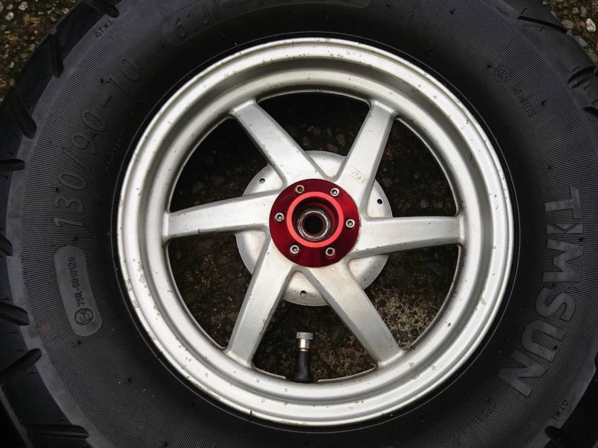 本物保証，定番 ホンダ ズーマー ディスク化ホイール（ZX）とタイヤ