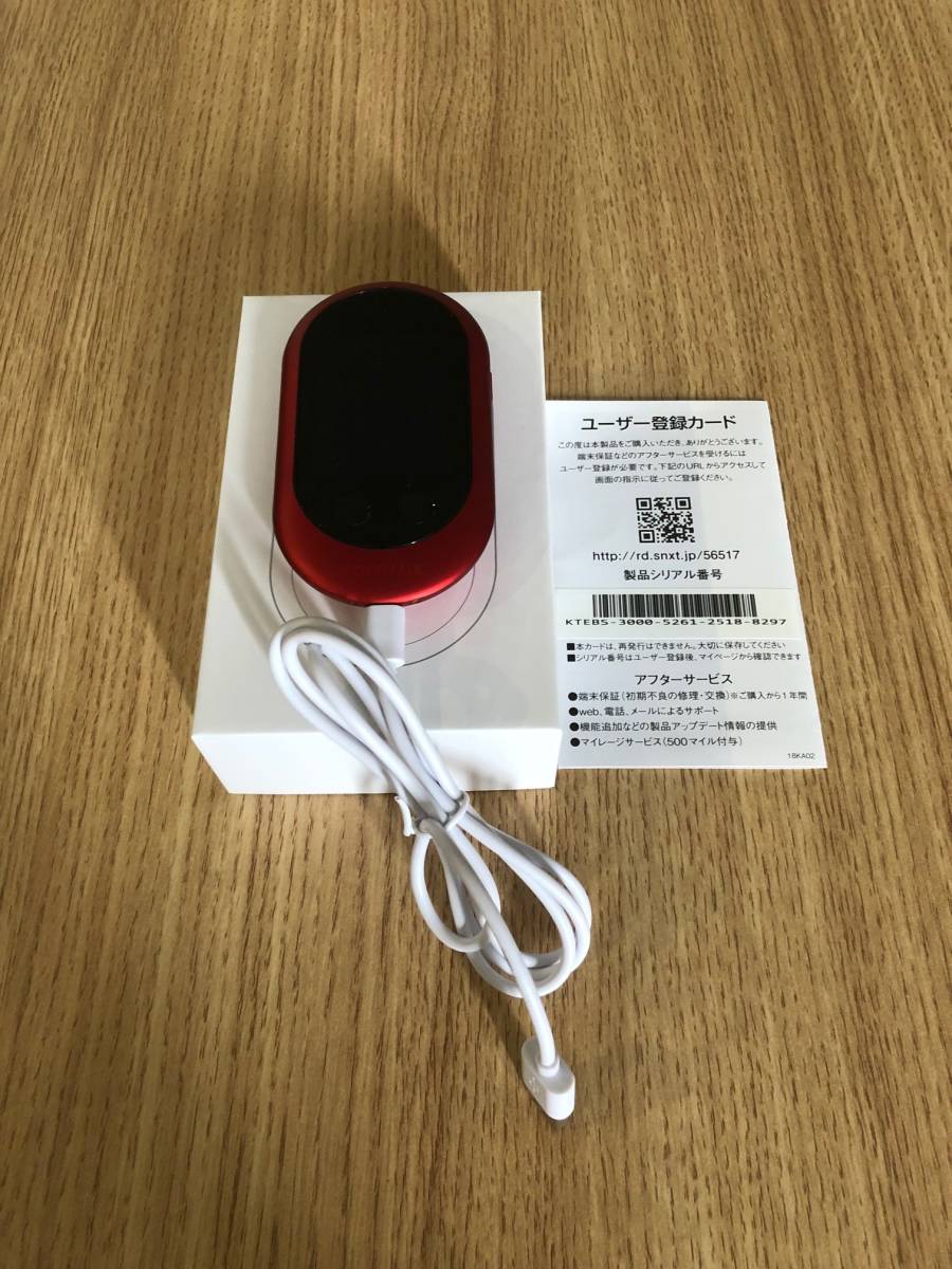 ほぼ未使用】ポケトーク POCKETALK 赤色 レッド S POCKETALK S