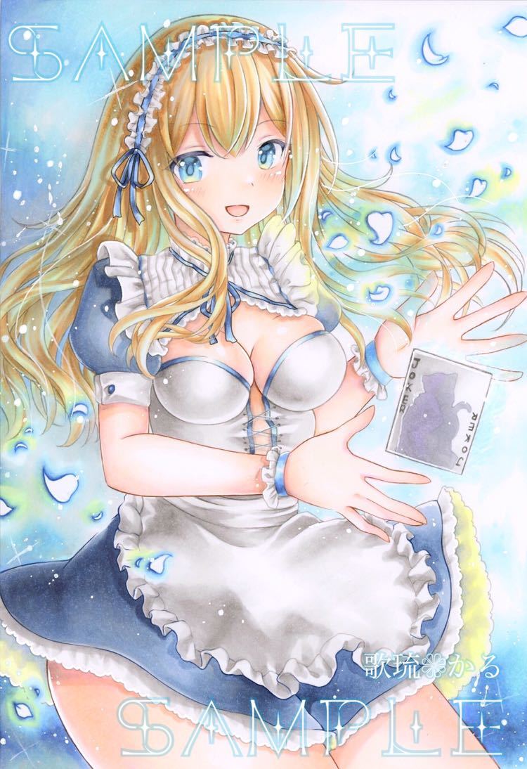 オリジナル手描きイラスト*不思議の国のアリス*(手描きイラスト)｜売買