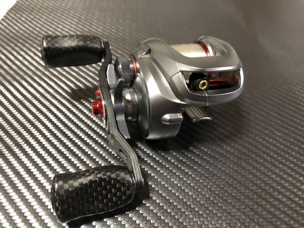 シマノ SHIMANO 09アルデバラン mg7 (ハイギア) 右巻 カスタム 美品 OH