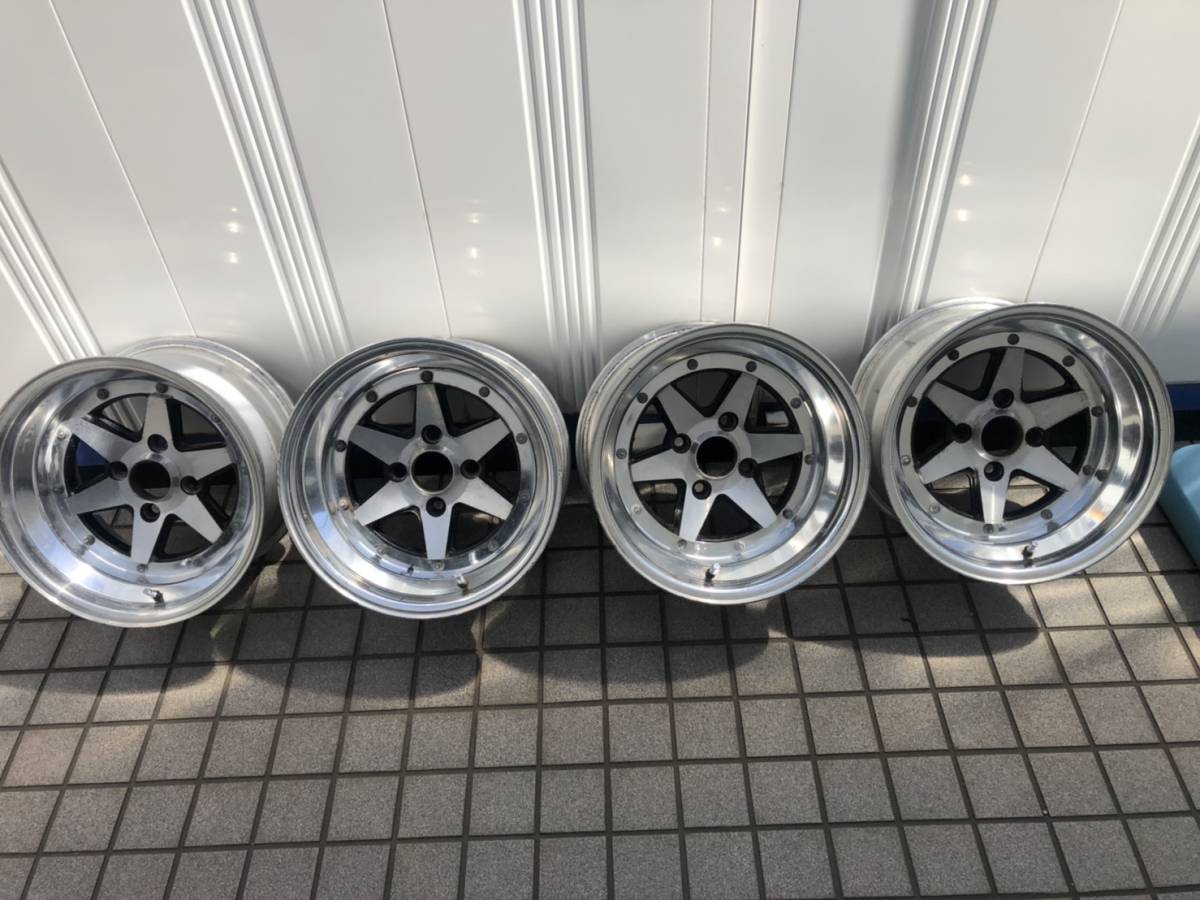 ロンシャン 15インチ 4本セット 深リム 旧車AE86（ロンシャン XR－4 