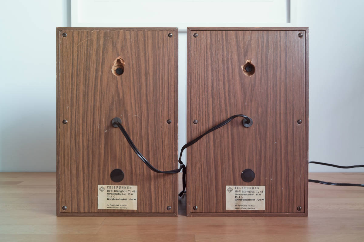 TELEFUNKEN TL41 スピーカー ペア 西ドイツ製 Hi-Fi 商品の説明