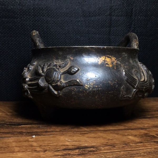  藏出 古董品 古銅器 精細浮彫 連花香炉 香道具 重1500g(銅製)｜売買されたオークション情報、yahooの商品情報をアーカイブ公開 - オークファン その他