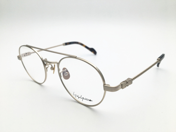 ヨウジヤマモト Yohji Yamamoto 19-0027 ゴールド 日本製 メガネフレーム 超軽量TITANIUM_1