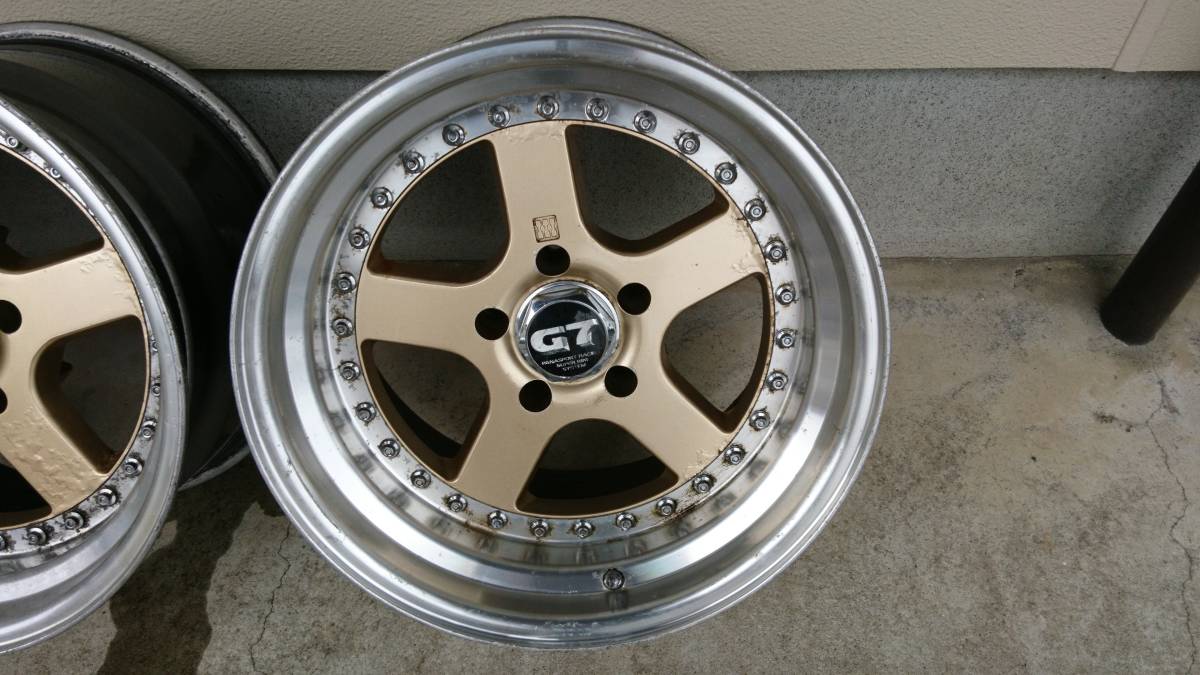 パナスポーツG7 C5C 9.5J-16インチ OFF-18.5 5穴114.3 3本 深 