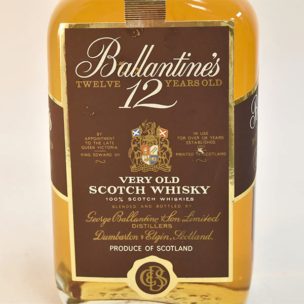 バランタイン 12年 特級 赤青旗 従価 760ml 明治屋 - メルカリ 古酒