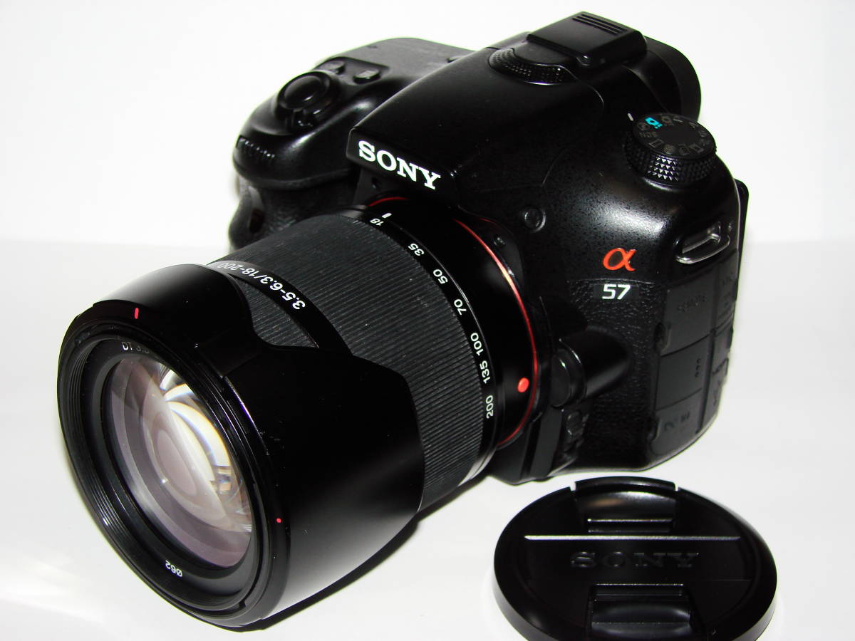SONY α57(SLT-A57)+純正18-200mmレンズ ジャンク扱い！ Sony Alpha SLT
