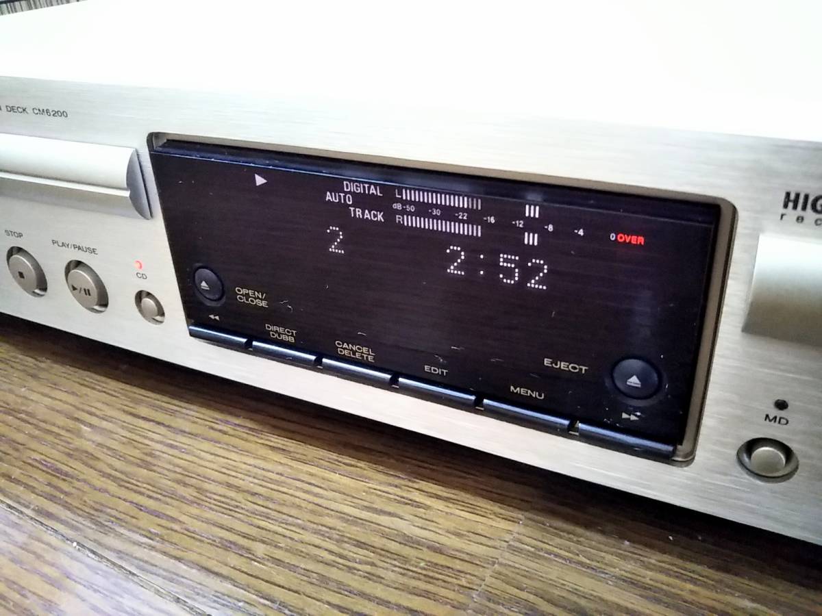 マランツ CD/MD コンビネーションデッキ CM6200