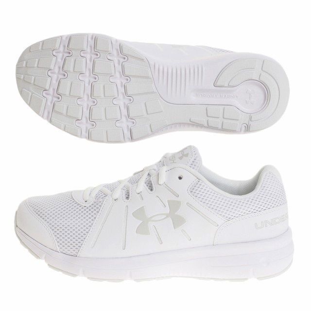 ★アンダーアーマー UNDER ARMOUR 新品 メンズ 4E ワイドフィット クッション シューズ スニーカー 靴 白[1297556-100-280]十 ★QWER★