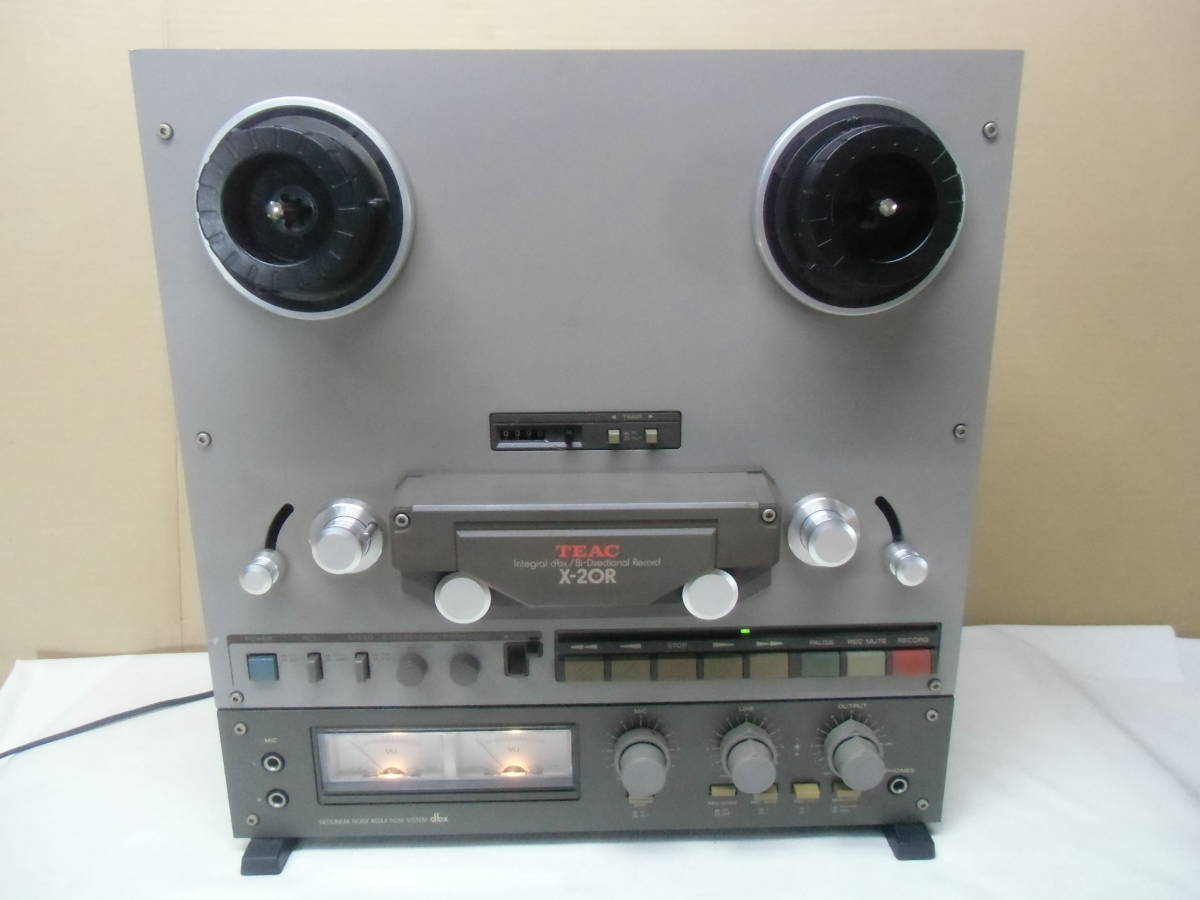 ジャンク品 TEAC X-20R dbx搭載オープンリールテープデッキ