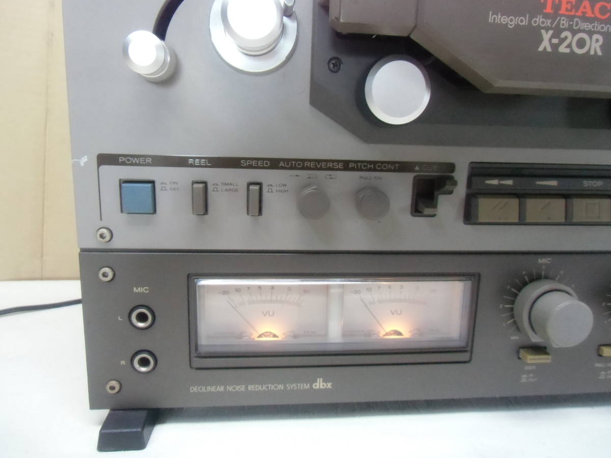 ジャンク品 TEAC X-20R dbx搭載オープンリールテープデッキ