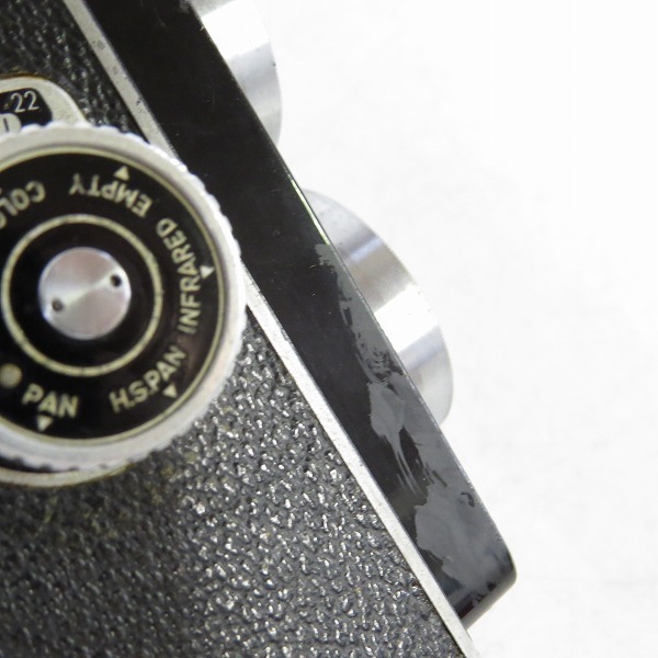 【動作未確認】KONISHIROKU/小西六 KONIFLEX II型 二眼レフカメラ レンズ Hexanon 85mm F3.5 /000