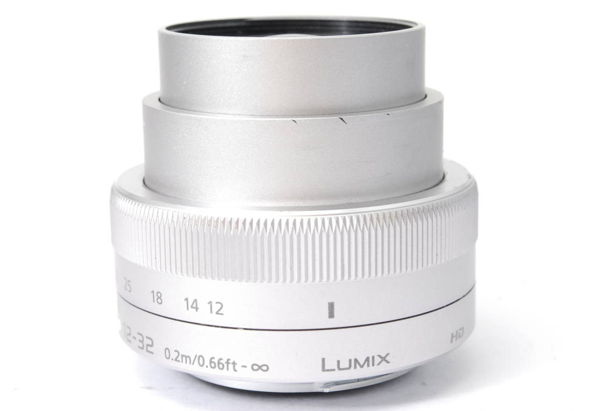 極上品 Panasonic LUMIX G VARIO 12-32mm F3.5-5.6 H-FS12032 【001701 