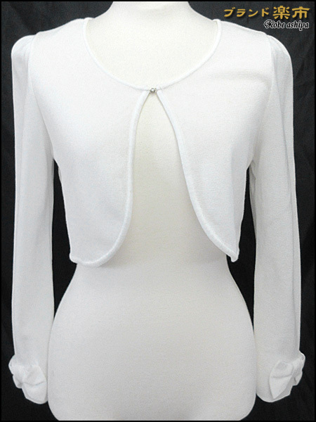 限定SALE，2025 エムズグレイシー 袖リボン ボレロ カーディガン 38 ニット ホワイト M'S GRACY 2017年カタログ掲載品(エムズグレイシー)｜売買されたオークション情報、yahooの商品情報をアーカイブ公開 - エムズグレイシー