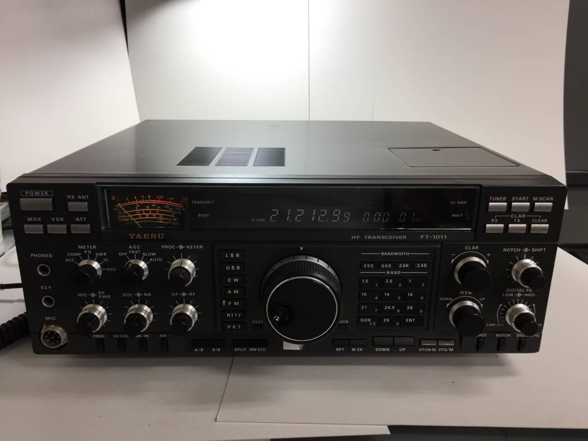 アマチュア無線 ヤエス FT－1011 HF機 100W 固定 トランシーバー