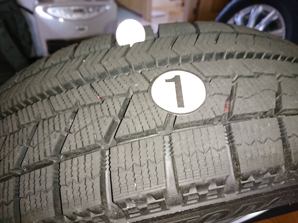 ブリヂストン　ブリザックVRX　155/70R13　４本　スタッドレスホィール付き