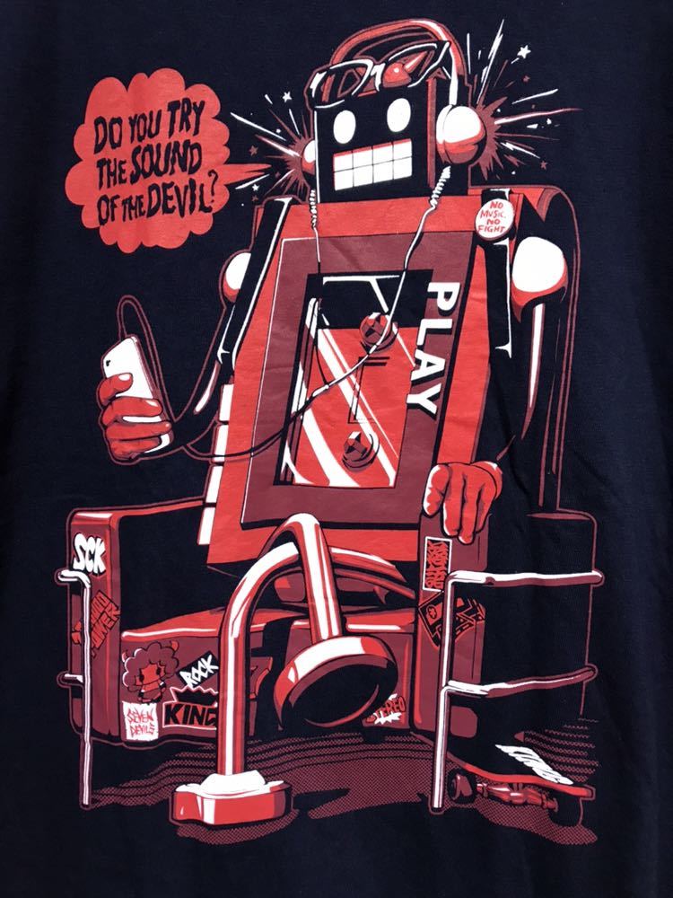 古着 キン肉マン Mars16 Mars Sixteen マーズ シックスティーン ステカセキングtシャツ 地獄のシンフォニー ネイビー M キン肉マン 売買されたオークション情報 Yahooの商品情報をアーカイブ公開 オークファン Aucfan Com