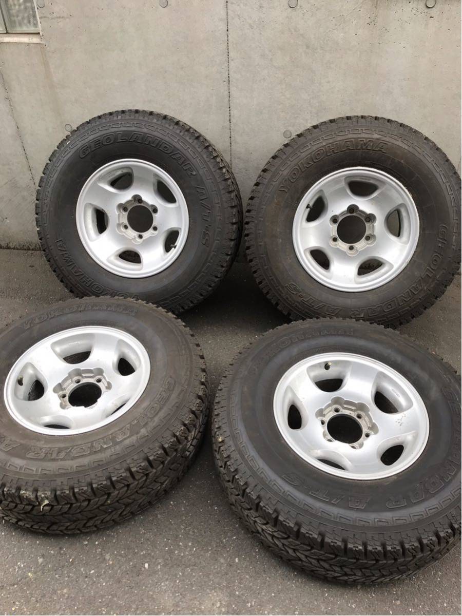 トヨタ ランクル80 純正ホイール 16インチ 8J 6H PCD139.7 ET±0 タイヤ