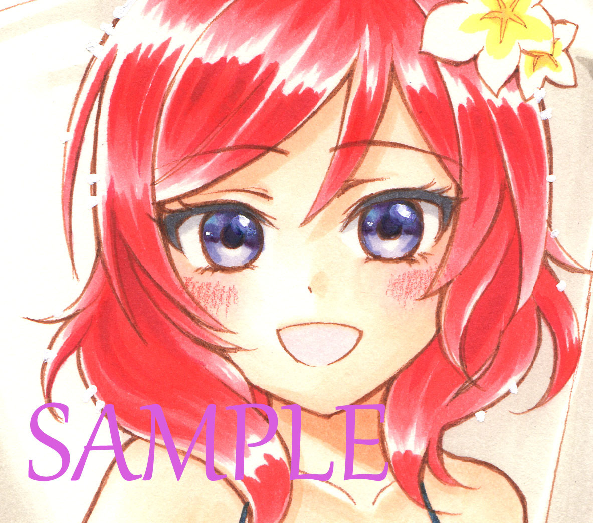 手描きイラスト ラブライブ 西木野真姫 水着 手描きイラスト 売買されたオークション情報 Yahooの商品情報をアーカイブ公開 オークファン Aucfan Com