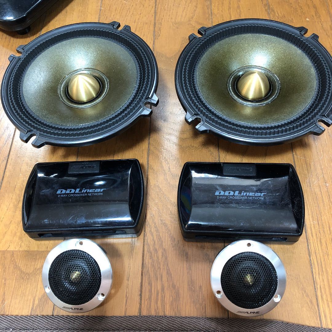 保証付 動作OK ALPINE アルパイン DDLinear DLX-Z17W 17cm スピーカー