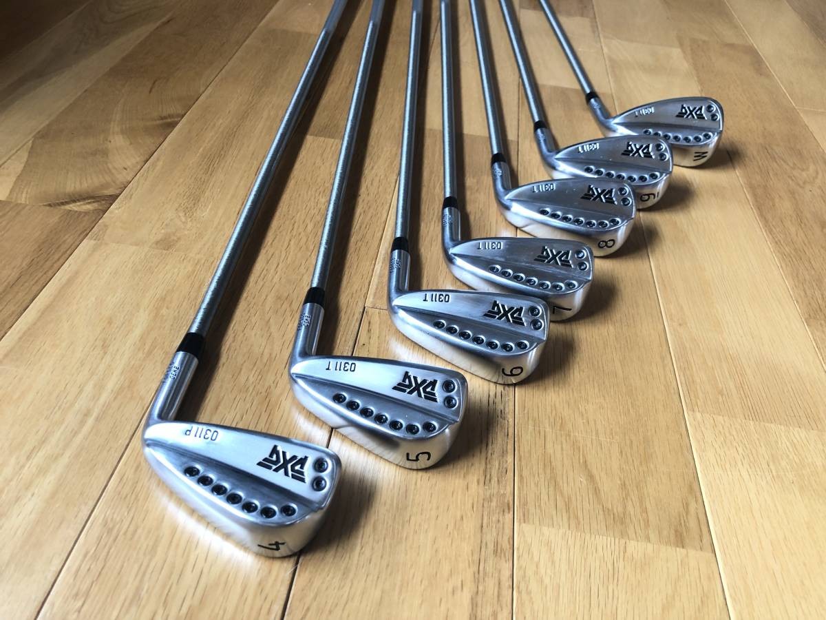 PXG 0311 Ｔ GEN2 ツアーパフォーマンス　4I ～ W(PW) コンボ （7本） Aerotech Steelfiber 110 フレックスＳ 中古品（全額返金保障あり）