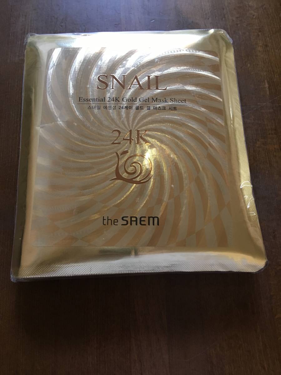 ザ セム SNAIL 24K ゴールドジェルマスクシート 10枚セット SNAIL
