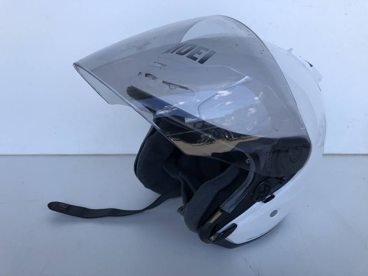 ①◇SHOEI ショウエイ◇ジェットヘルメット J-FORCE Ⅱ L(59-60cm) 白