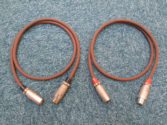 2本組 100cm】Accuphase XLRケーブル XLRメス-XLRオス ASLC-10