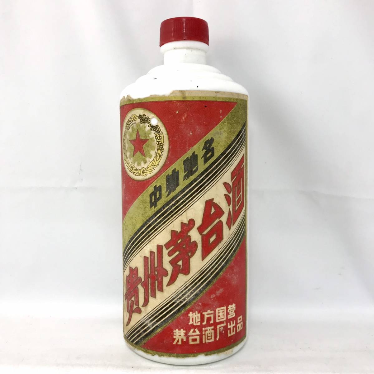 マオタイ酒 五星麦ラベル 貴州茅台酒 五星ラベル 1円～空き瓶⁄中古品