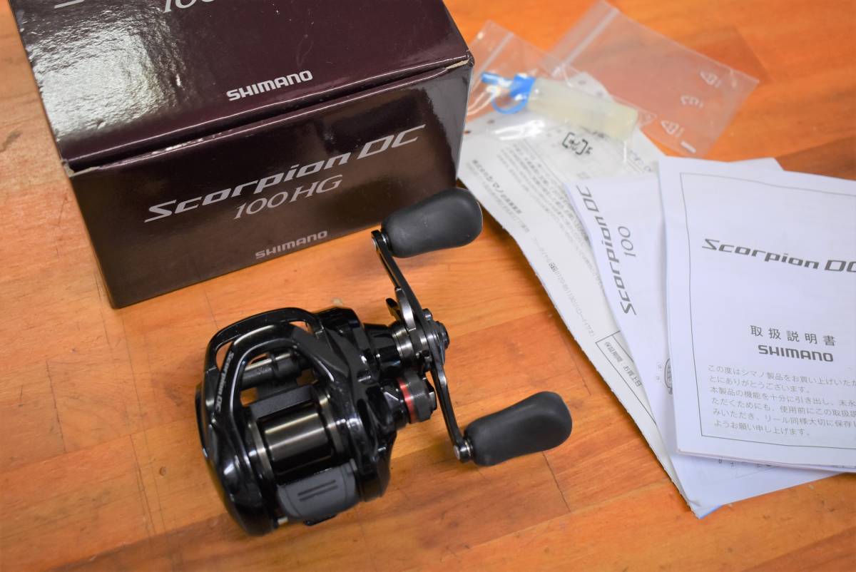 シマノ 17スコーピオン DC 100 HG 右巻き 美品 0 右巻き スコーピオン シマノ DC 100HG SHIMANO 17スコーピオンDC