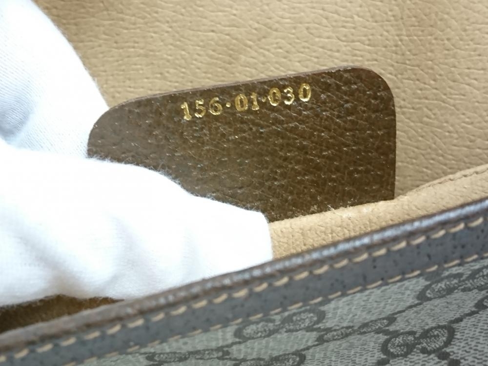 GUCCI グッチ GG柄 シェリーライン オールドグッチ クラッチバッグ 156