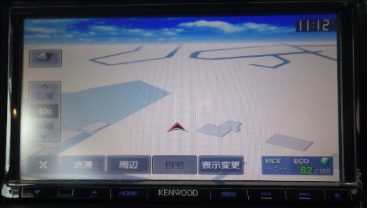 KENWOOD 彩速ナビ 型式 MDV-L401 DVD再生 テレビ ワンセグ SDカード