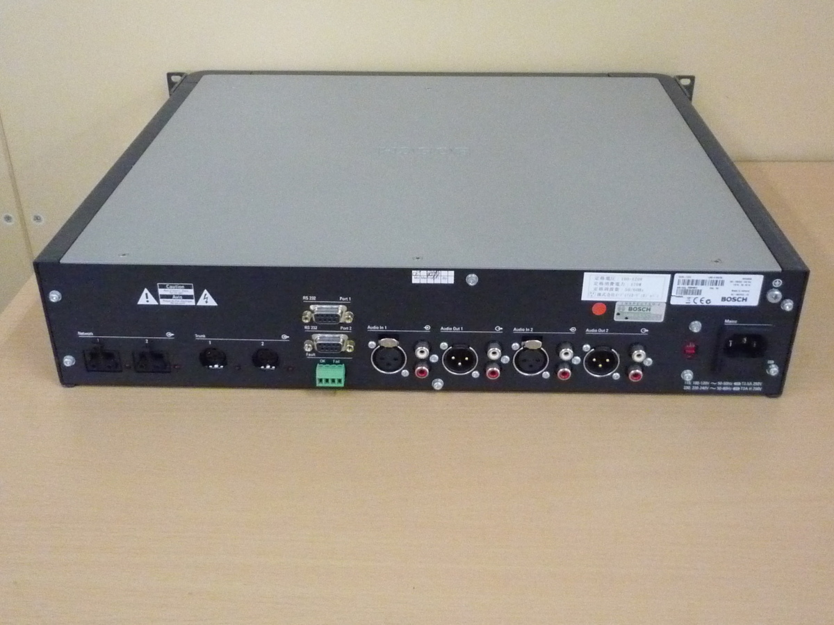 BOSCH DCN-CCU-JP セントラル コントロールユニット + DCN-DISD-L ベーシック ディスカッションユニット マイク ...