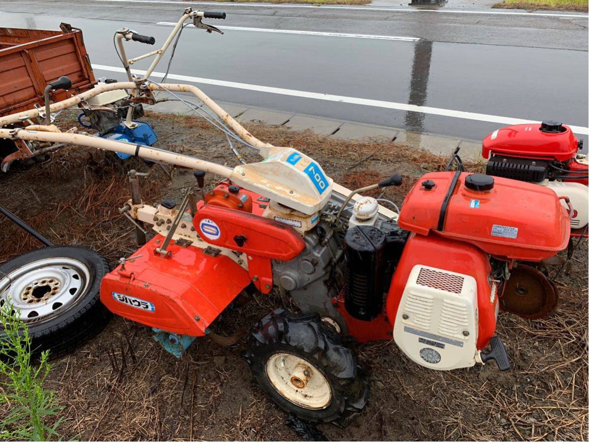 シバウラ 管理機 耕運機 RC700 ハンドル回転可能 エンジン圧縮あり 詳しい方のご入札を 配達限定