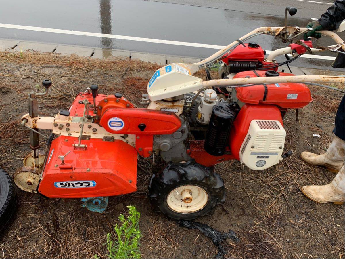 シバウラ 管理機 耕運機 RC700 ハンドル回転可能 エンジン圧縮あり 詳しい方のご入札を 配達限定