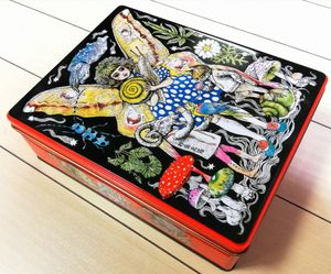 未使用品ヒグチユウコ お道具箱角缶