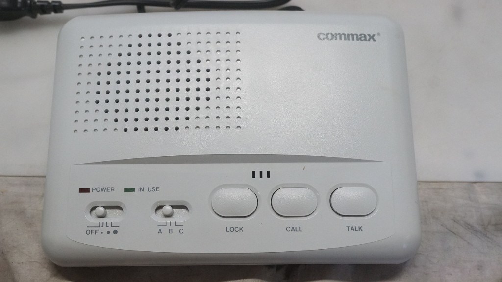 □ 中古「配線不要の室内インターホン COMMAX WI-3SN 動作確認済