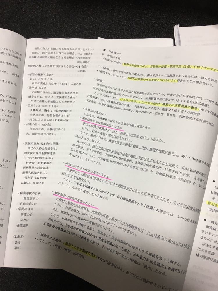 司法試験・予備試験 7科目 司法試験 まとめノート3点セット(論証・最終