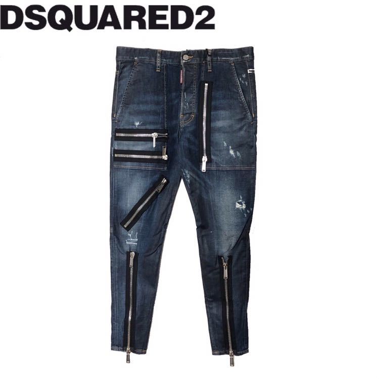 【人気SALE，2026】 DSQUARED2 ディースクエアード MILITALY JEAN メンズ ミリタリー ジーンズ(ジーンズ)｜売買されたオークション情報、yahooの商品情報をアーカイブ公開 - オークファン 男性用
