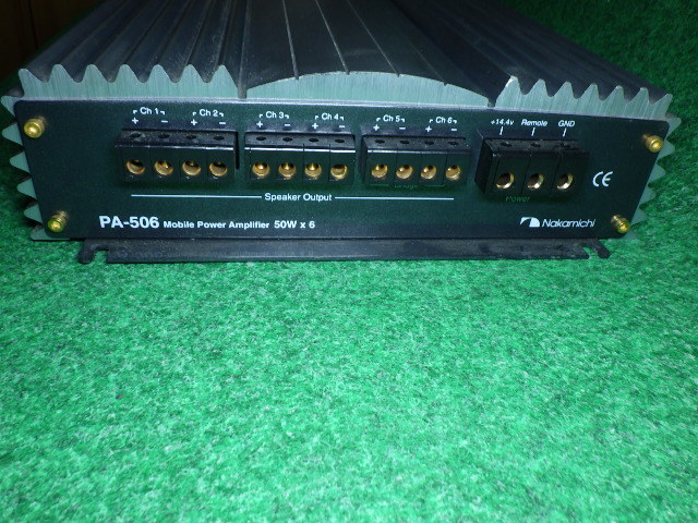 Nakamichi ナカミチ PA-506 パワーアンプ 6ch 希少 Nakamichi(ナカミチ) PA-506 6chアンプ ☆ジャンク品☆ 【公式通販】
