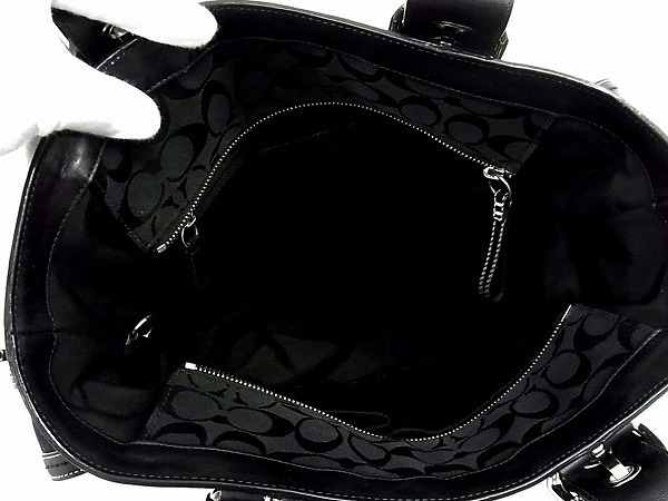 美品】COACH シグネチャー トートバッグ 10079ブラック
