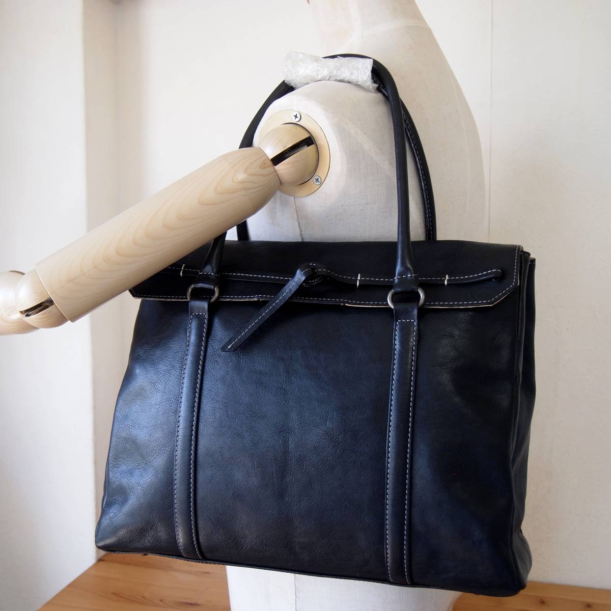 廃番品*Dakota/ダコタ*オイルシュリンクヌメ*レザー*トートバッグ 