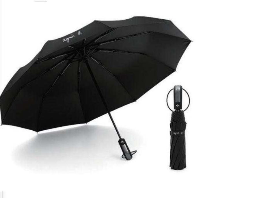 アニエスベー 折りたたみ傘 ワンタッチ自動開閉 カサ 新品 未使用 
