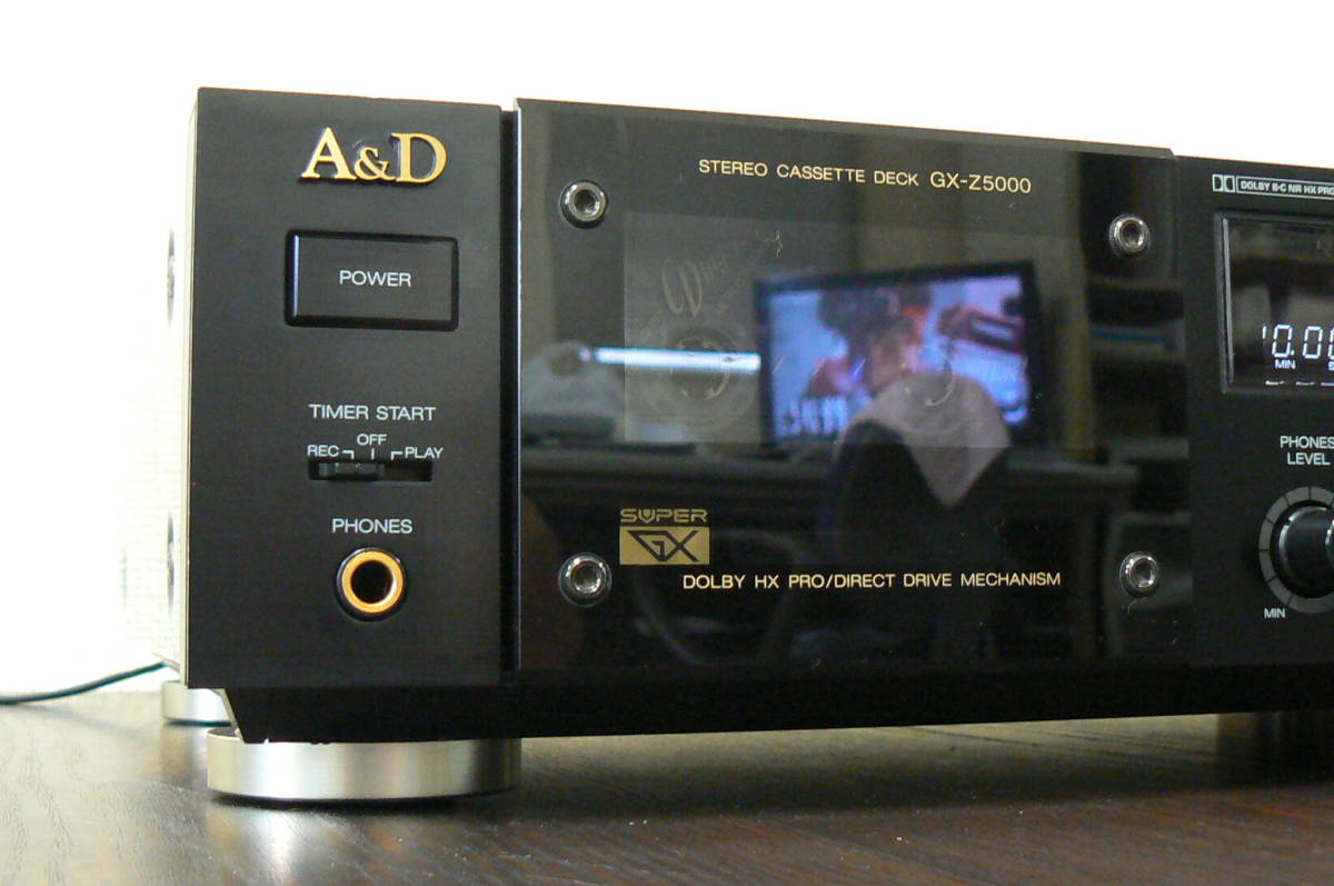 5日で終了】A&Dカセットデッキ GX-Z5000 メンテ済み、基本動作確認済み