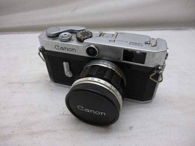 Canon P フィルムカメラ P型 オールドカメラ レトロ 未動作確認 Canon P フィルムカメラ P型 オールドカメラ レトロ 未動作確認 Canon
