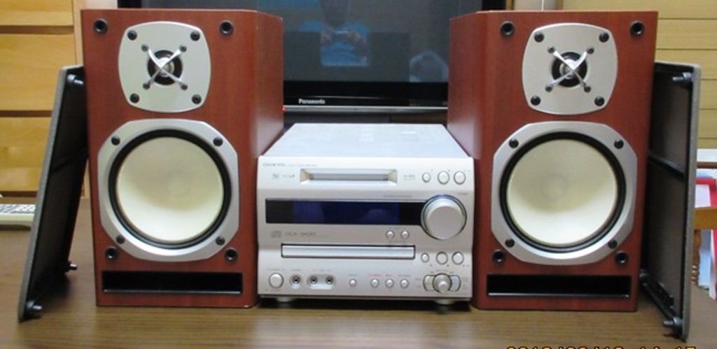 オーディオ機器 ONKYO FR-71 CD MD スピーカーセット