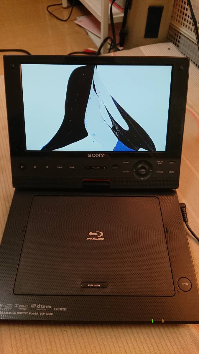 ソニー9V型ポータブルブルーレイプレーヤーBDP-SX910 ソニー SONY BDP