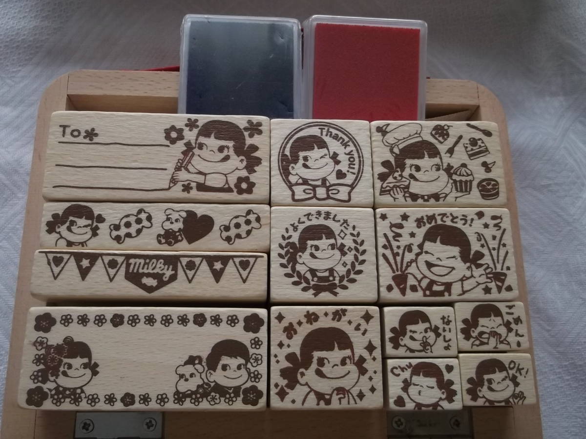 不二家 ペコちゃん スタンプセット 懸賞当選品 非売品 - メルカリ ペコ
