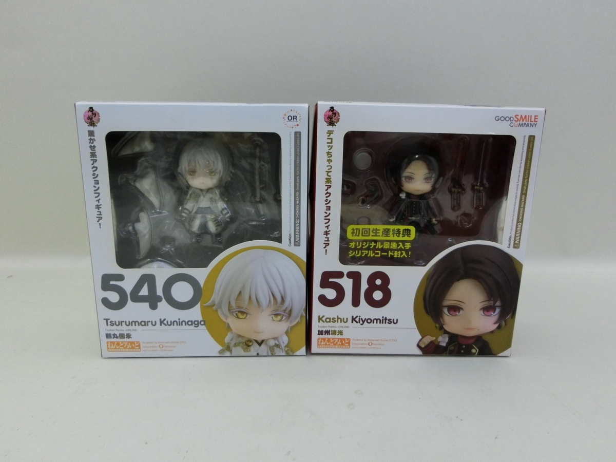 □【コード欠品】刀剣乱舞 ねんどろいど 加州清光、鶴丸国永